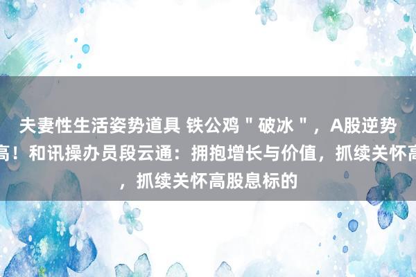 夫妻性生活姿势道具 铁公鸡＂破冰＂，A股逆势分设立异高！和讯操办员段云通：拥抱增长与价值，抓续关怀高股息标的
